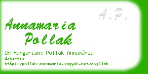 annamaria pollak business card